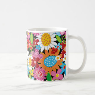 Taza De Café Bomba de flores de primavera