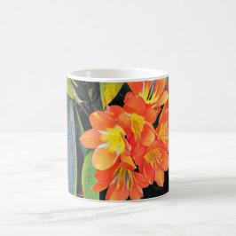 Taza De Café Bomba de flores tropicales