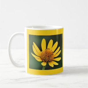 Taza De Café Bomba de fotos de flores amarillas