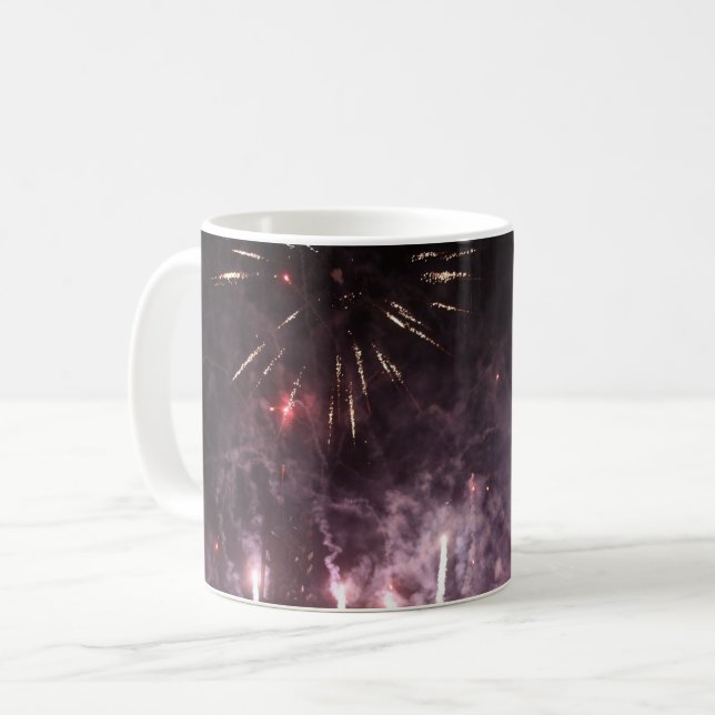 Taza De Café Bomba de fuegos artificiales (Anverso izquierdo)