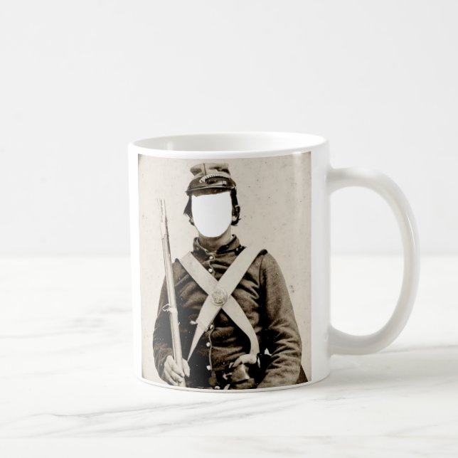 Taza De Café Bomba de guerra civil de soldados (Derecha)