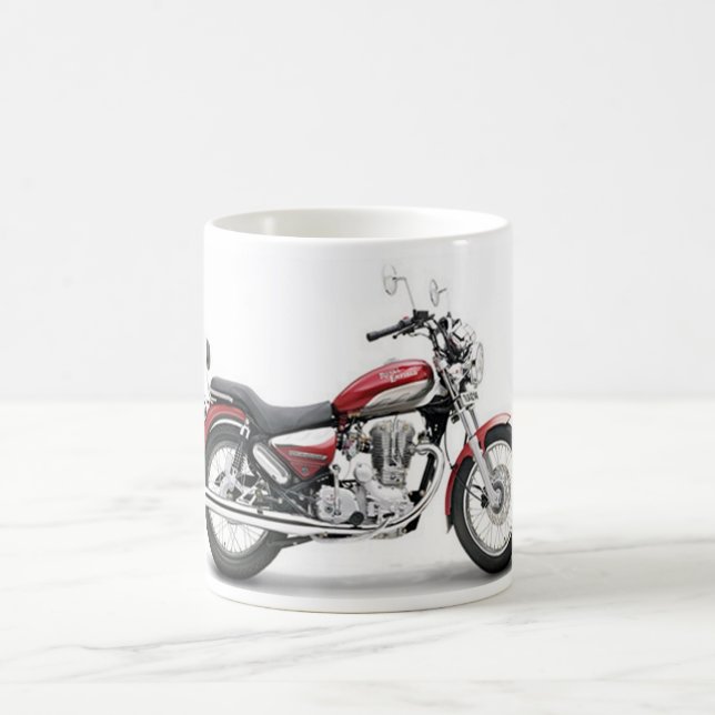 TAZA DE CAFÉ BOMBA DE MOTOCICLETA ROYAL THUNDERBIRE (Centro)