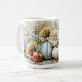Taza De Café Bomba de otoño Floral Mug