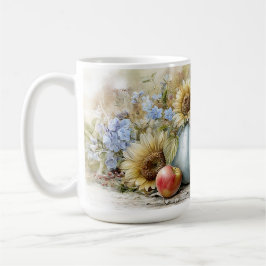 Taza De Café Bomba de otoño Floral Mug