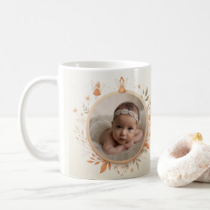 Taza De Café Bomba de personalizable con marco de hadas para fo