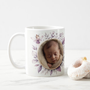 Taza De Café Bomba de personalizable con marco de hadas para fo