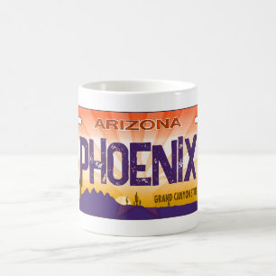 Taza De Café Bomba de placa de bandera de Phoenix Arizona
