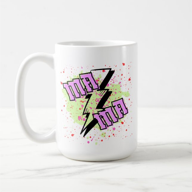Taza De Café Bomba de rayo de mamá (Izquierda)