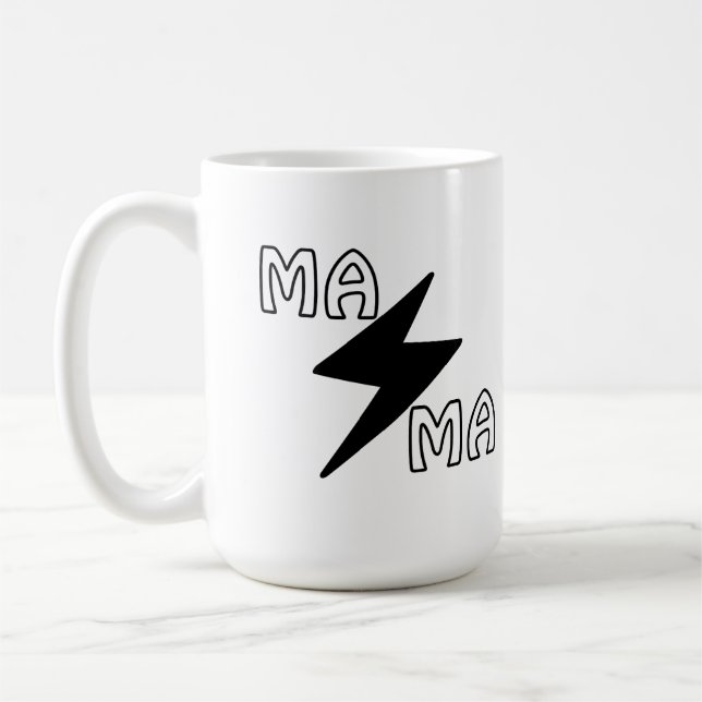 Taza De Café Bomba de rayo de mamá (Izquierda)