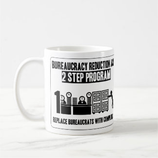 Taza De Café Bomba de reducción de la burocracia