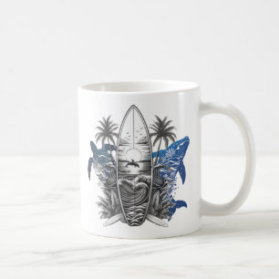 TAZA DE CAFÉ BOMBA DE TORTUGAS VIBE OCEAN VIBE
