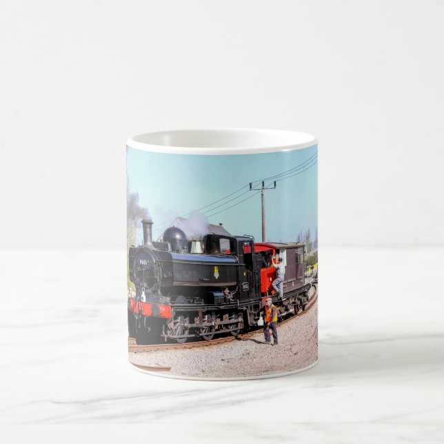 Taza De Café Bomba de tren de vapor (Centro)