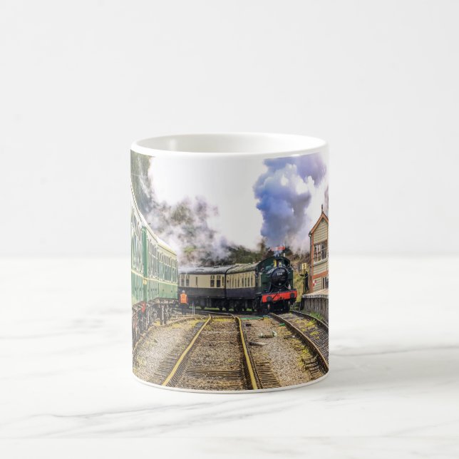 Taza De Café Bomba de tren de vapor (Centro)