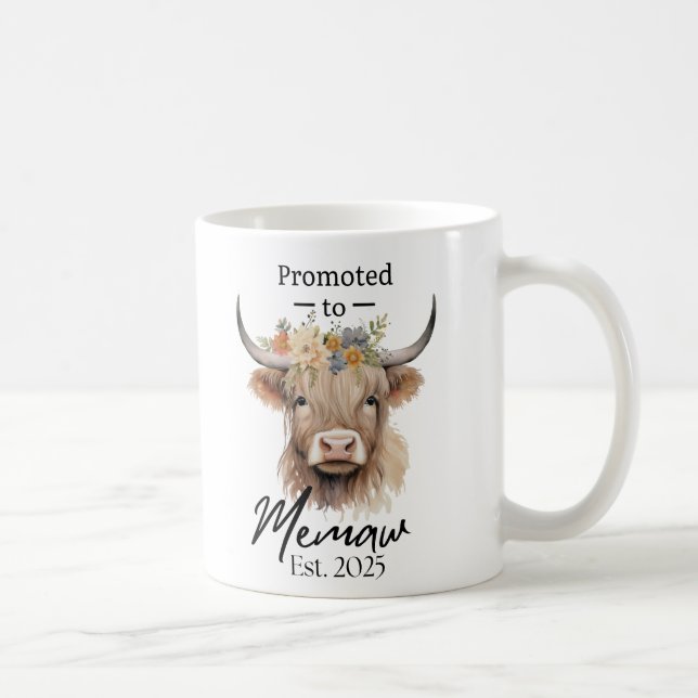 Taza De Café Bomba de vaca Highland - Fuerza y belleza, promovi (Derecha)