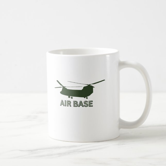 Taza De Café Bomba gráfica de base aérea con audaz inspiración  (Derecha)