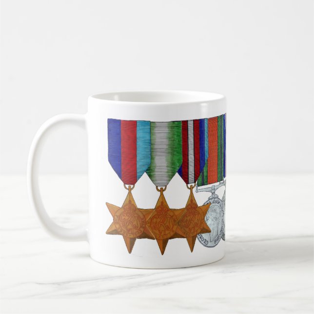 Taza De Café Bomba WW2 (Atlántico, Ártico con Defensa) (Izquierda)