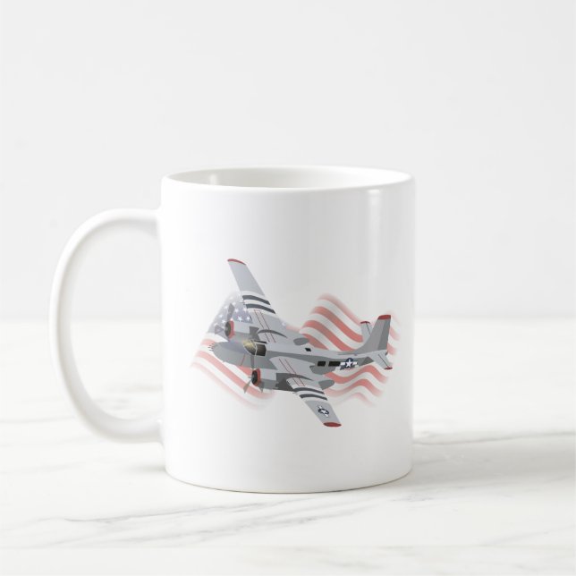 Taza De Café Bombardero ligero A-26 invader WW2 (Izquierda)