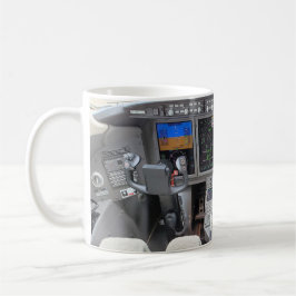 Taza De Café Bombardier Challenger 300 Cockpit Mug