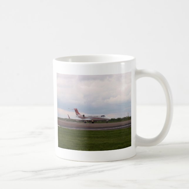 Taza De Café Bombardier Lear Jet 45XR (Derecha)