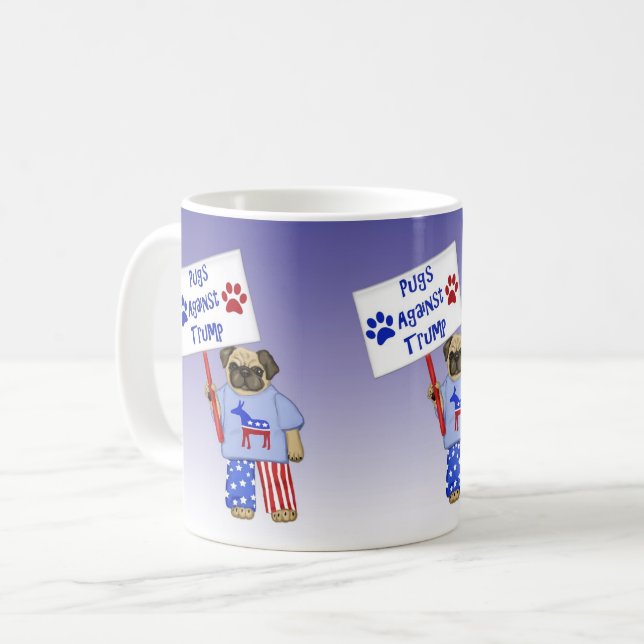 Taza De Café Bombas contra Trump (Anverso izquierdo)