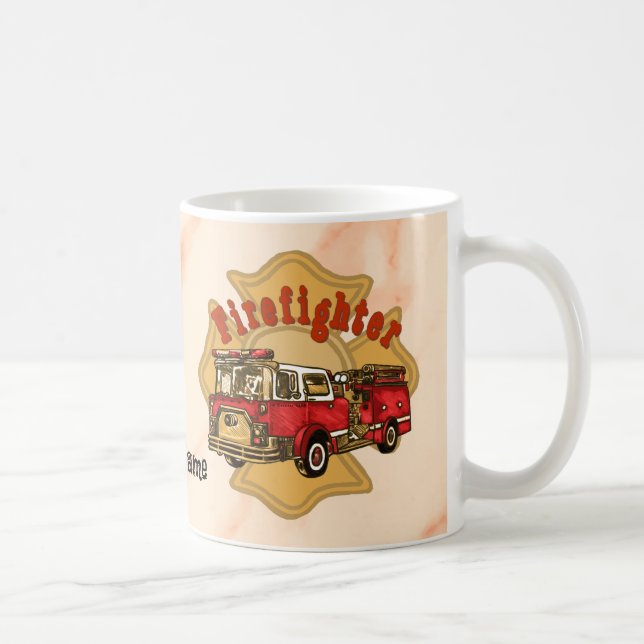 Taza De Café Bombas para bomberos de bomberos (Derecha)