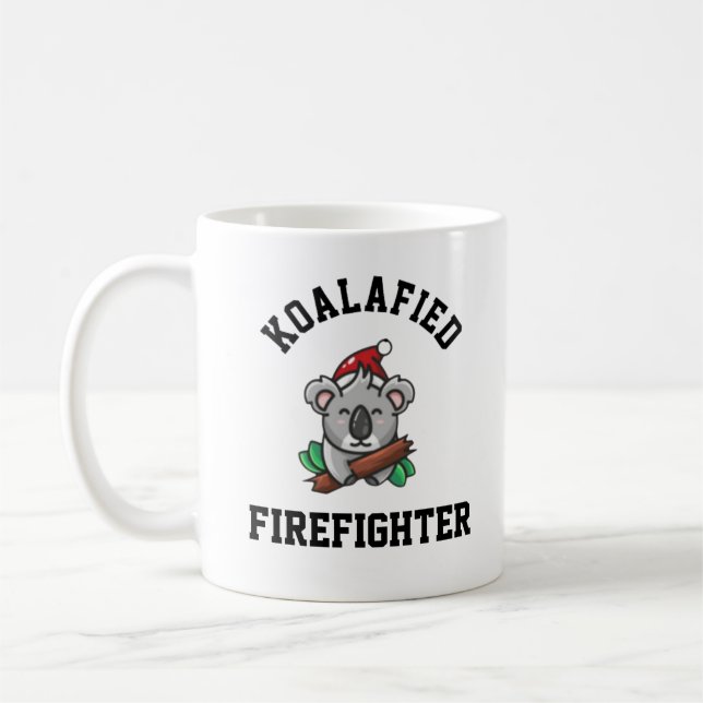 Taza De Café Bombero de Koalafied (Izquierda)