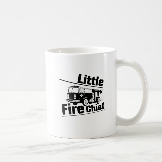Taza De Café Bombero del pequeño bombero de los niños pequeños (Derecha)