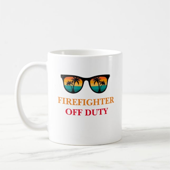 Taza De Café Bombero fuera de servicio (Izquierda)