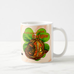Taza De Café Bombero irlandés dedicado