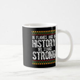 Taza De Café Bombero negro bombero bombero bombero fuego hombre