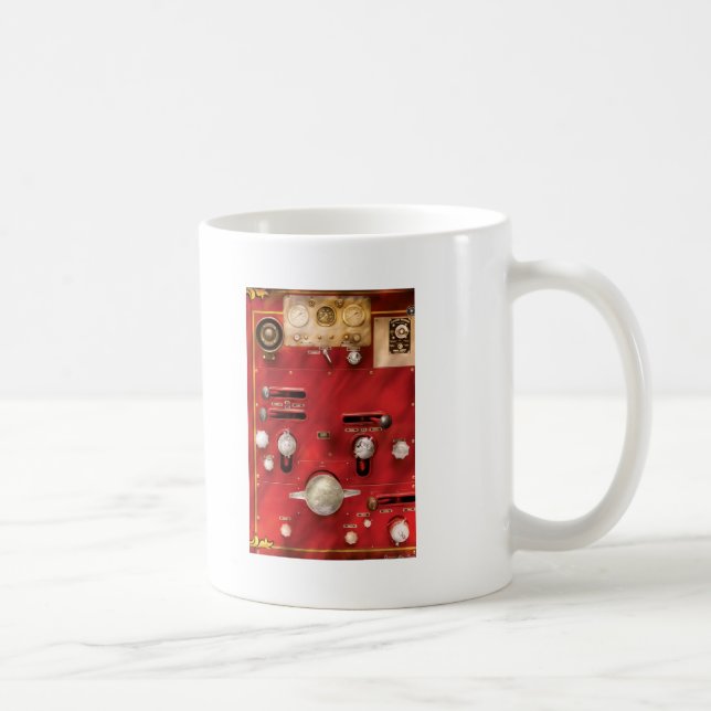 Taza De Café Bombero - palanca y válvulas (Derecha)