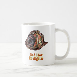 Taza De Café Bombero rojo caliente