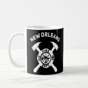 Taza De Café Bomberos De La Ciudad De Nueva Orleans Bombardeo D