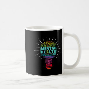 Taza De Café Bombilla de concienciación sobre salud mental Insp