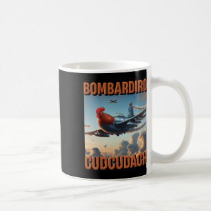 Taza De Café Bomrdiro Cudcudach Italiano Plano de Rotura Cerebr