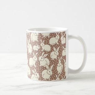 Taza De Café Bonanza de Conejos Conejos Conejitos Cuidadosament