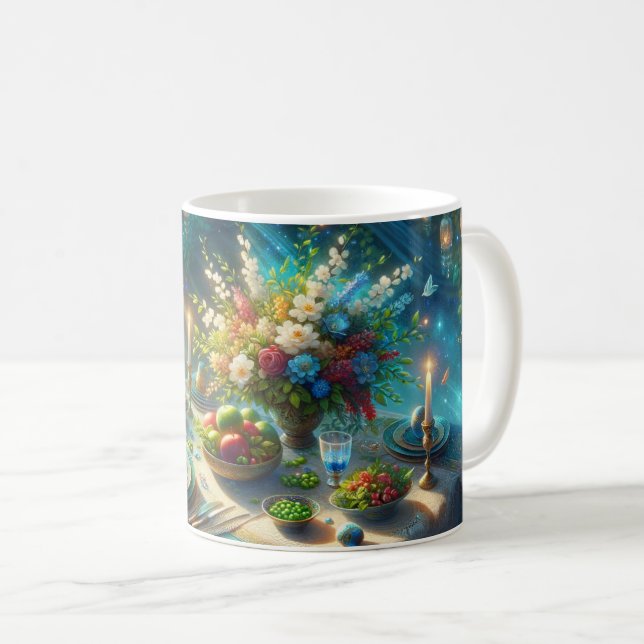 Taza De Café Bonita mesa de Nowruz (Anverso derecho)