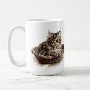 TAZA DE CAFÉ BONITA TABONITA MARRÓN DE CONEXIÓN PRINCIPAL EN LA