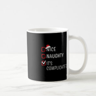 Taza De Café Bonita traviesa es la complicada lista de Navidade