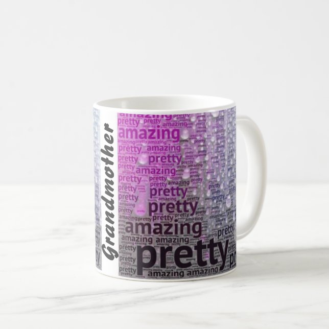 Taza De Café Bonito asombrosa abuela Mug (Anverso derecho)