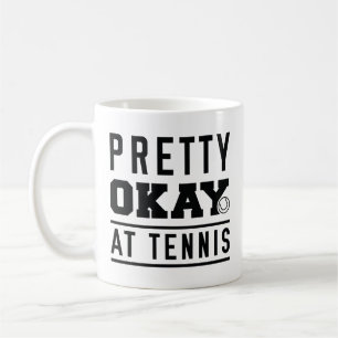 Taza De Café Bonito Bien En Tenis