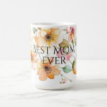 Taza De Café Bonito Boho Naranja Pink Watercolor Flores salvaje<br><div class="desc">Romántico bonito boho flor silvestre la taza de mamá. Perfecto para eventos de primavera, verano o otoño. Hermosas acuarelas de flores silvestres para eventos de campo, boho, jardín y temática floral. Para empezar a cambiar nombres y detalles de eventos, haga clic en "Personalizar esta plantilla" y edite la redacción en...</div>