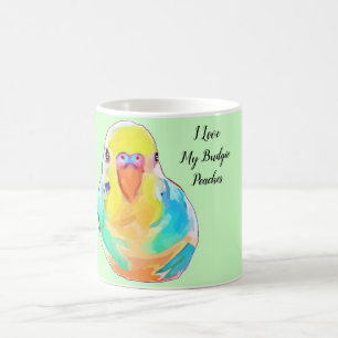 Taza De Café Bonito Budgerigar Parakeet Mascota Ave