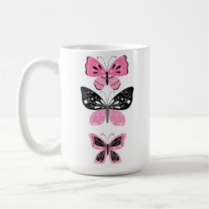 Taza De Café Bonito Butterflies