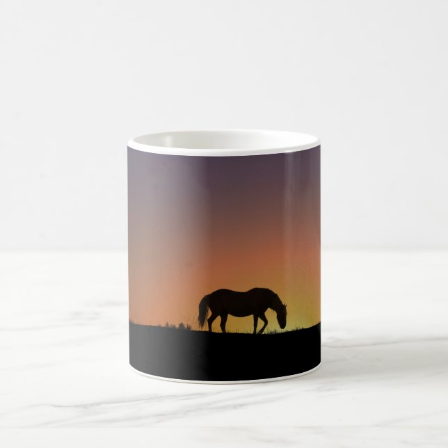 Taza De Café Bonito Caballo y Café Amanecer (Centro)