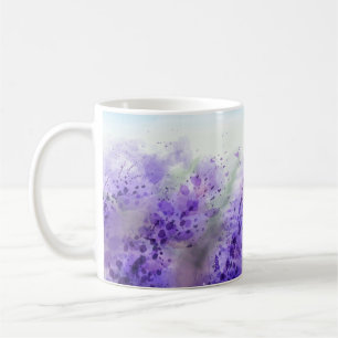 Taza De Café Bonito campo de lavanda