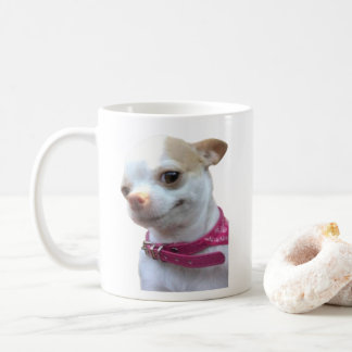 Taza De Café Bonito Chihuahua Perro Meme Mug de doble cara