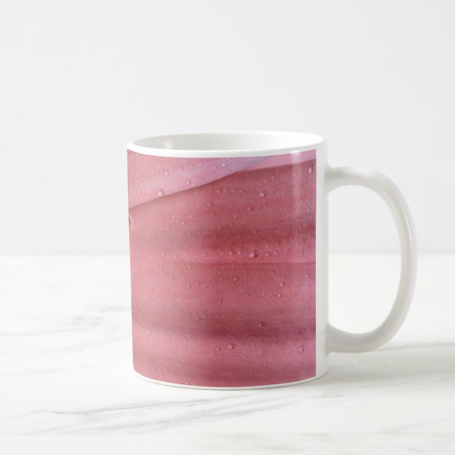 Taza De Café Bonito Coral Pink Gerbera Daisy (Derecha)