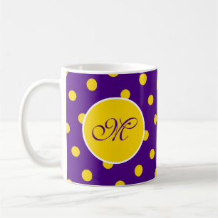Taza De Café Bonito de diversión inicial de punto de polka amar