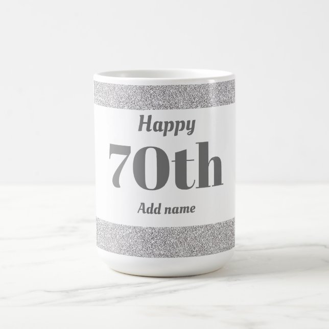 Taza De Café Bonito elegante y personalizado regalo de cumpleañ (Centro)